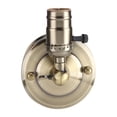 thumbnail image 4 of Portalámparas vintage E27 con interruptor para uso doméstico y decoración 220 V Bronce, 4 of 10