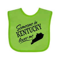 Inktastic Someone in Kentucky Loves Me Boys or Girls Baby Bib