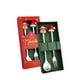 thumbnail image 1 of Juego de Cucharas Navideñas, Diseño de Muñeco Colgante, Tenedor y Cuchara de Acero Inoxidable, Árbol Decorativo y Corona de Navidad, Vajilla Festiva, Ideal para Fiestas y Reuniones Familiares, Incluy, 1 of 3