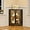 32.28"h Rustic Brown, variant on Farmhouse Corner Cabinet with LED Light, 67" Tall Bathroom Cabinet with 2 Doors and 3 Tier Shelves, Free Standing Corner Storage Cabinet for Living Room or Kitchen, White