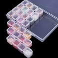 thumbnail image 3 of 28 Grid Diamond Painting Box Plastic Storage Box 5d Diamond Embroidery Accessories Storage Box, Nail Diamond, Bead Storage, 3 of 4