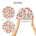 thumbnail image 5 of Disketp Strawberry And Flowers Adjustable Sleeping Hair Cap, Hairband Sleeping Cap Turban, Unisex, Available for Curly and Straight Hair, 5 of 6