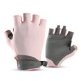 thumbnail image 1 of Half Finger Mesh Ice Silk Gloves, Riding Golf Motorcycle Breathable Sunscreen Summer Gloves, 1 of 5