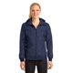 thumbnail image 1 of Sport-Tek - Chaqueta cortavientos con capucha y relieve para mujer LST53 True Navy/True Navy Large deporte-tek LST53, 1 of 1