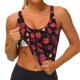 thumbnail image 3 of Balery Beautiful Maple Leaf Lantern Sujetadores deportivos con espalda cruzada para mujer, acolchados, sin costuras, de alto impacto, ideales para yoga, gimnasio, entrenamiento y fitness.-Large, 3 of 8