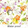 thumbnail image 5 of Spring Tablecloth, Waterproof Floral Table Cloth, Oval 60 x 84 inch, Fabric Table Cloth for Dining, Holiday, Parties, Picnic, indooor, Outdoor, 5 of 6