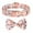 Orange, variant on Dog Bow Tie Collar Floral Pattern Detachable Bowtie  with Safety Metal Buckle Adjustable Collar for Small, Medium & Large Dogs, Cats
