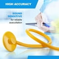 thumbnail image 2 of Primacare DS-9294 Pack of 10 Yellow Disposable Stethoscopes with Sound Sensitive Chestpiece and 22 PVC Tubing | Single Patient Use Ultra Lightweight Stethoscope for Home, Education, Doctors, Nurses, 2 of 6