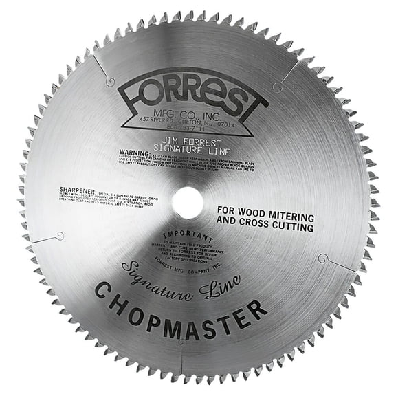 Forrest 260 Mm 90 Teeth Chopmaster Signature Line Saw Blade