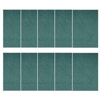 Furnish My Place Modern Plush Solid Teal Color Rug - Pets and Kids Friendly Rug, Indoor/Outdoor Mat, Area Rugs Great for Kids, Pets, Living Room, Made in USA, 1.5' x 2.25' Rectangle - Set of 10