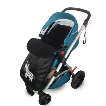 Windproof Cold-Proof Baby Stroller Sleeping Bag Wheelchair Winter Autumn Pram Cover Mat Carriage Warm Booties Black