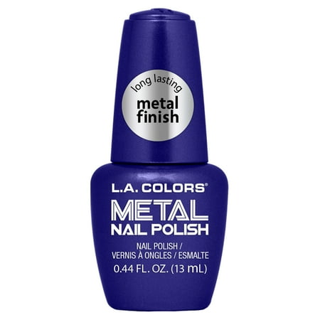 L.A. COLORS Metal Nail Polish, Glacier, 0.44 fl oz