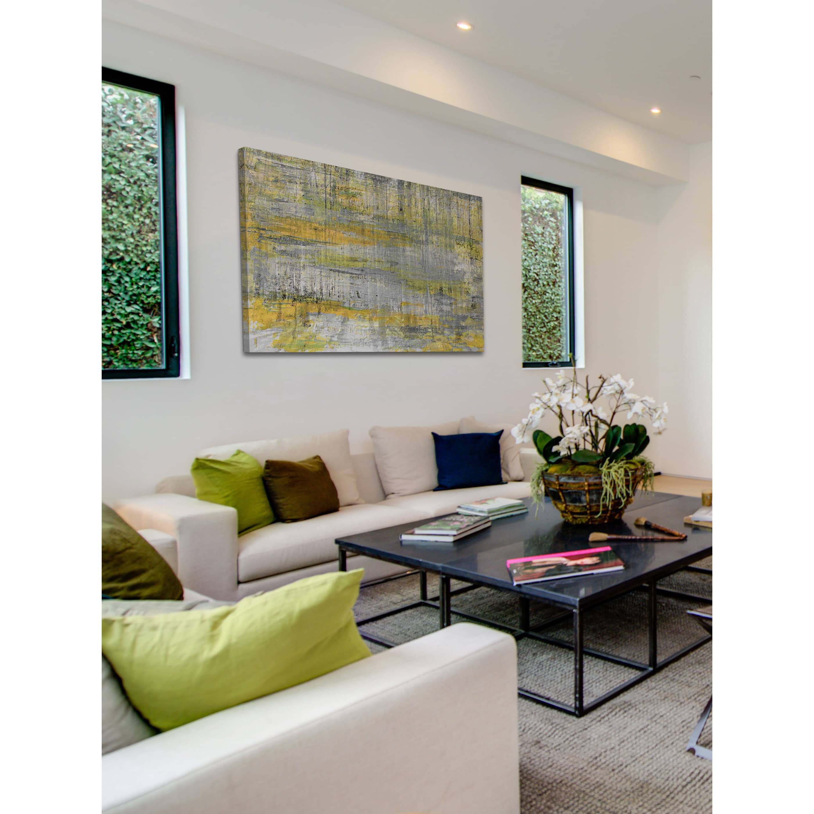 "Golden Retreat" Painting Print on Wrapped Canvas
