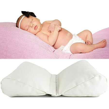 Newborn Photography Butterfly Pillow - 2 Set Posing Props for Infant Boy and Girl Photoshoot - Wedges to Support Position - Ebook with Photo Shoot (Best Pose For Photoshoot Male)