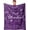 Purple Flight Attendant, variant on Flight Attendant Blanket, Flight Attendant Gifts, Birthday Gifts for Flight Attendants, Gift for Stewardess Throws 50"x60", Aviation Gifts for Women, Flight Attendant Essentials Blankets