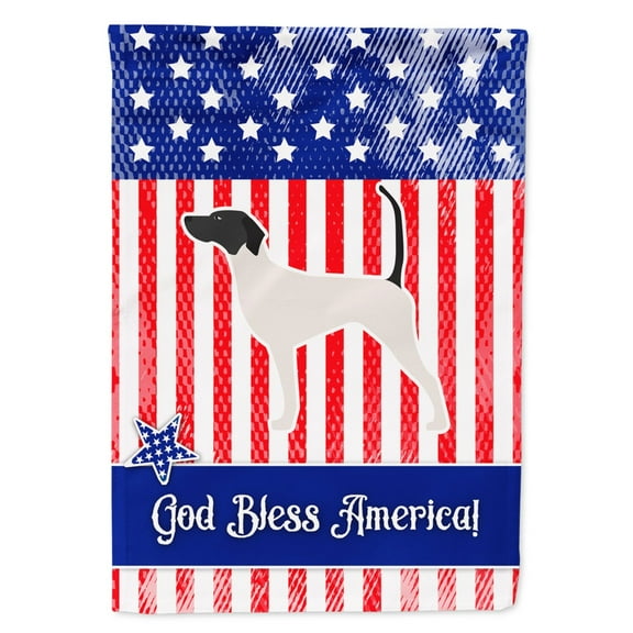 Carolines Treasures BB3295GFPatriotic English Pointer Flag Garden Size