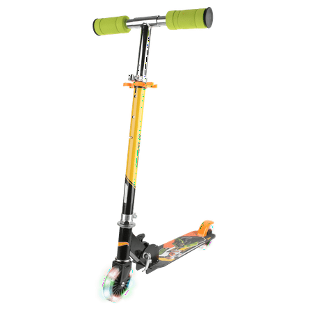 Hot Wheels Light-Up Kick Scooter  120 mm Front and Back PVC Wheels