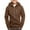 Brown, variant on Boys Zip up Hoodie Jacket Teen Casual Long Sleeve Hooded Sweatshirt Kids Fashion Oversized Athletic Sweatshirts with Pockets