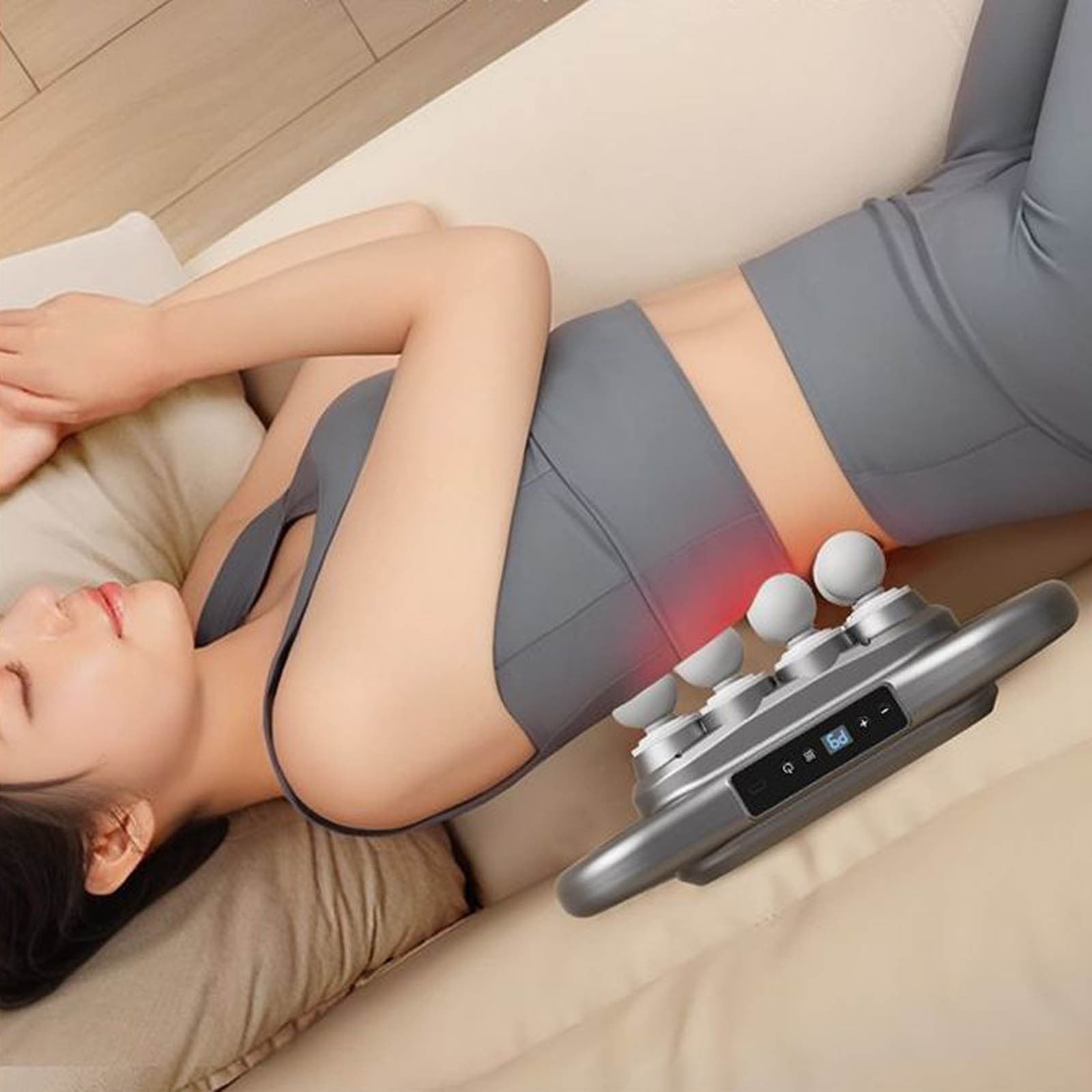 Dongong 8-Head Deep Tissue Massage Gun for Athletes - High Intensity Fascia Release Tool with Interchangeable Attachments, Rechargeable Percussion Therapy for Muscle Recovery