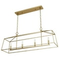 thumbnail image 6 of Hunter - Fair Oaks 4-light Luxe Gold, Extra Large Chandelier, Dimmable, Formal Style, Linear Shaped, for Bedrooms, Dining, Living Rooms - 13100, 6 of 9
