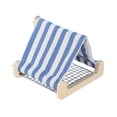thumbnail image 4 of Casa nido de pájaro hamaca colgante accesorios de jaula de pájaros cómodo transpirable fácil Azul, 4 of 9