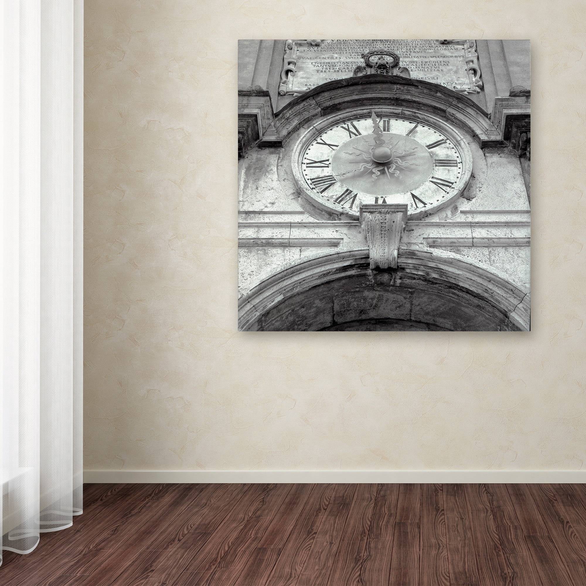 Trademark Fine Art "Il Grande Ororlogio I" Canvas Art by Alan Blaustein
