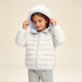 thumbnail image 6 of Xdegoge Toddler Girls Lightweight Puffer Jacket Hooded Zip Up Winter Coat Packable Warm Quilted Outerwear Wind Resistant Fall Winter Basic Padded Coats, 6 of 8