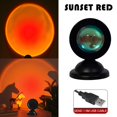 thumbnail image 1 of Lámpara de puesta de sol, proyector de arcoíris, luz de noche, proyección de puesta de sol, lámpara de escritorio Led para dormitorio, ambiente, lámpara de arcoíris, luz de decoración Tan Jianjun unisex, 1 of 2