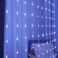 thumbnail image 1 of Luz de cortina solar 280 LED 9.8x9.8ft con control remoto para patio jardín pabellón fiesta boda, 1 of 5