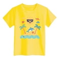 thumbnail image 1 of T-Shirts pour Filles Imprimé Manches Courtes Col Rond Été pour Adolescentes Tenues 12-18 Mois Mode Filles, 1 of 4