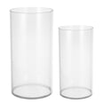 thumbnail image 4 of Vase à Fleurs Transparent Moderne pour Décoration Intérieure Ajoute Simplicité et Élégance 2 Pcs, 4 of 9