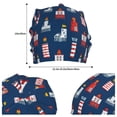 thumbnail image 2 of Pofeuu Cartoon Lighthouse Print Beanie Hat for Men and Women Winter Warm Hats Knit Slouchy Thick Skull Cap, 2 of 7