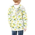 thumbnail image 4 of DISNIMO Lemon Hoodie Zip Up Girls Flower Hoodie Kids Boys Hoodie Jackets Size 11-13 Zip Hoodies for Teen Girls Hooded Sweatshirt with Zipper Childrens Hooded Sweatshirts with Pockets, 4 of 7