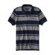 thumbnail image 1 of Aeropostale - Polo de rugby a rayas A87 para hombre, azul, mediano Aeropostale  polo, rugbi, 1 of 1