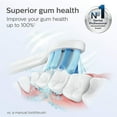 thumbnail image 2 of Philips Sonicare G2 Optimal Gum Care Brush Heads, Genuine Replacement Toothbrush Heads, White, 3 Pack, HX9033/65, 2 of 7