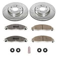 thumbnail image 3 of PowerStop Front Z26 Street Warrior Carbon-Fiber Ceramic Brake Pad and Drilled and Slotted Rotor Kit Fits: CADILLAC Select Models K1423-26, 3 of 9