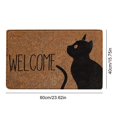 thumbnail image 3 of 3 alfombras de entrada antideslizantes con letras de animales bonitos de 40x60 cm(3), 3 of 5