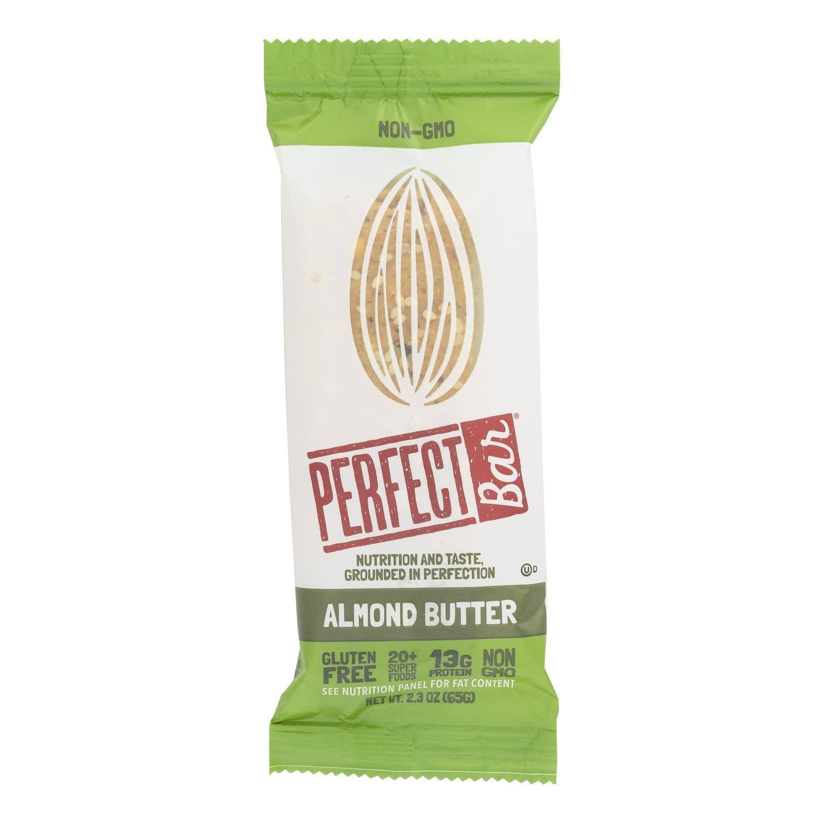 Perfect Bar Almond Butter Bar Case of 8 2.3 OZ