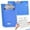 A4/A5/A6 Set, variant on A4/A5/A6 Plastic Clipboard with Pen Holder, Simple Hanging Clipboard with Word grid & Measuring ruler Fuction, Letter Size Hardboard Clip Board with Low Profile Clip for Office, Nurses, Students