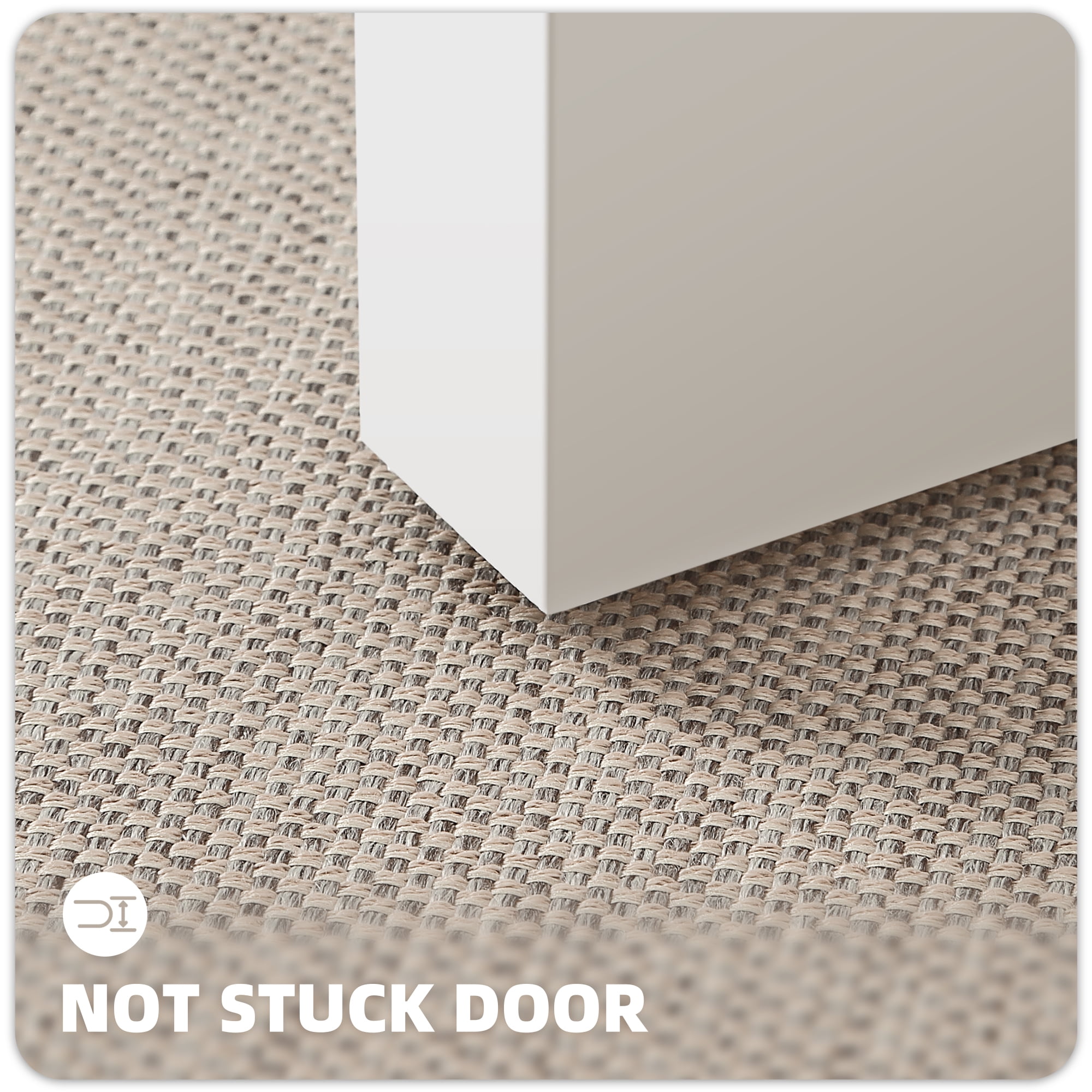 PABUBE Indoor Doormat 26" x 47", Non Slip Door Mats for Inside Washable, Front Door Entry Rug for Entryway Indoor, Dirt Trapper Absorbent Welcome Floor Mats for Home Indoor, Khaki