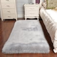 thumbnail image 4 of Wosthever Al lado de la alfombra Alfombra de salón Alfombra de piso Fibra Fina Mano de obra Diseño grueso Diseño plegable Sala de estar Dulce regalo Decoración del hogar Gris claro 50*50 Wosthever HA084157-05, 4 of 6