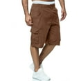 thumbnail image 3 of LilyLLL Mens Straight Leg Pockets Combat Cargo Pants Knee Length Shorts, 3 of 5