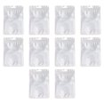 thumbnail image 1 of Visland 10 Pcs Storage Bags Moisture-proof Vibrant Color Visible Design Good Sealing Wide Application Smell Proof Zip-lock Bags Candy Jewelry Organizers Home Supplies, 1 of 1