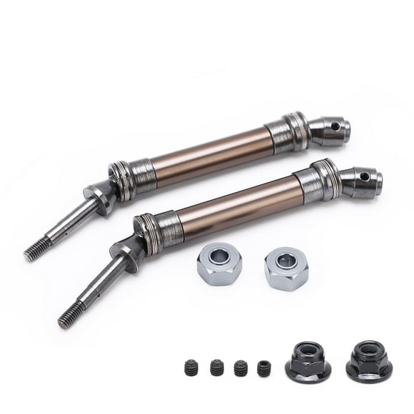 MAYUJIAA Detachable Rear Drive Shaft Assembly for Traxxas Slash Rustler Vxl 4x4 4wd 1/10 RC CarTitanium Color HW313-51492