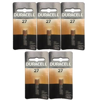 2 27 Duracell 12V Alkaline Batteries (A27, MN27, GP27A, 8LR732, 27A, L828)