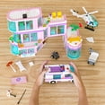 thumbnail image 5 of GOQI Friends City Hospital Building Set, Ambulance Truck with Hospital Bed Wheelchair Playset Birthday, Gift for Boys Girls Kids 6+ Years Old, 5 of 7