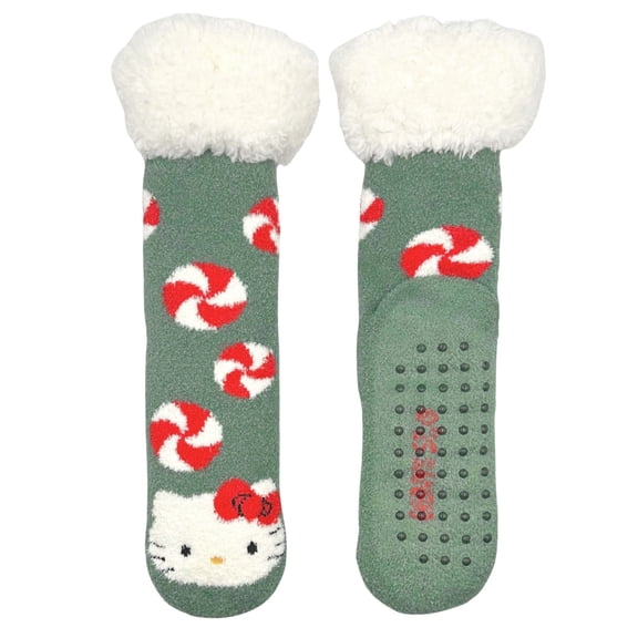 Hello Kitty Women's Holiday Slipper Socks, 1-Pack, Size 4-10