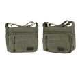 thumbnail image 3 of EeaseMX Bolso bandolera de lona verde para hombre, tipo bandolera, para viaje, 3 of 7