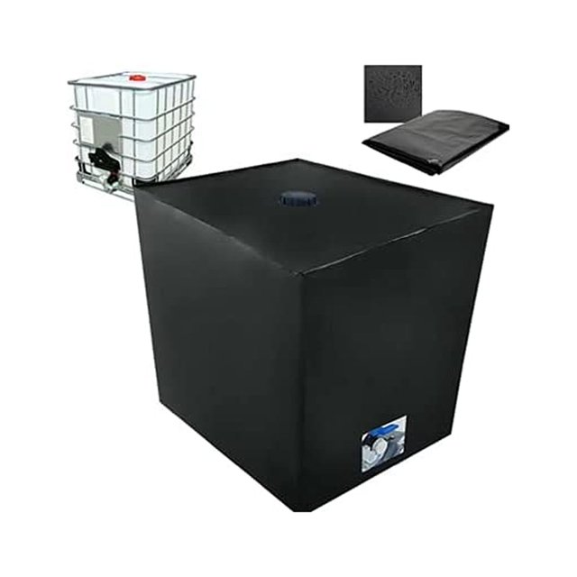 Tapa para depósito de agua, tapa para depósito IBC de 1000 L, antipolvo, anti-UV, anti-lluvia (116 x 100 x 120 cm)