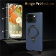 thumbnail image 3 of Case For Google Pixel 10 Pro Fold, Electroplated Shell With Screen Protector Wireless Charging Holder Cover, 3 of 7